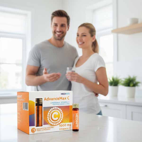 AdvanceMax Lipozomal C Vitamini 1000 Mg - Direkt I�ilebilir 20 S�v� Shot �i�e