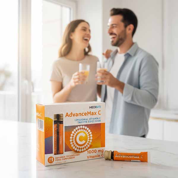 AdvanceMax Lipozomal C Vitamini 1000 Mg - Direkt I�ilebilir 20 S�v� Shot �i�e