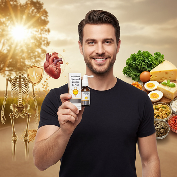 AdvanceMax Lipozomal Vitamin D3+K2 Sprey 30 ml