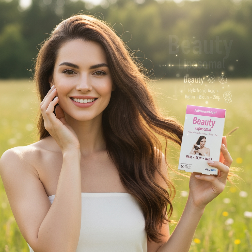 AdvanceMax Beauty Lipozomal Hyaluronik Asit Keratin Biotin �inko