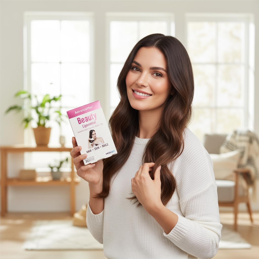 AdvanceMax Beauty Lipozomal Hyaluronik Asit Keratin Biotin �inko